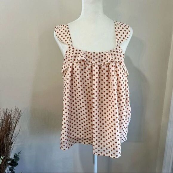 bishop + young Tops - Bishop and young romance marigold  polka dot womens small